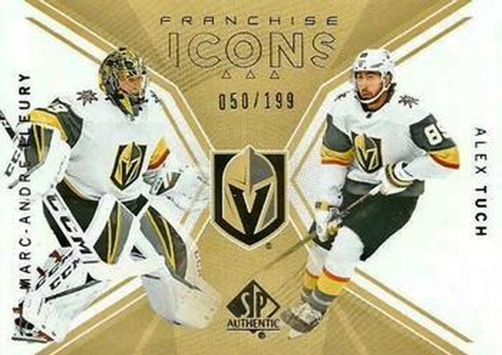 #141 Marc-Andre Fleury / Alex Tuch - Vegas Golden Knights - 2018-19 SP Authentic Hockey