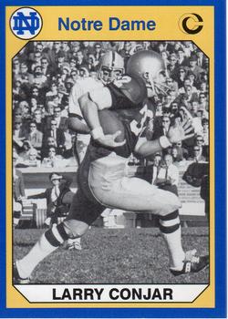 #141 Larry Conjar - Notre Dame Fighting Irish - 1990 Collegiate Collection Notre Dame Football