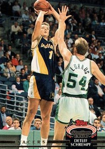#141 Detlef Schrempf - Indiana Pacers - 1992-93 Stadium Club Basketball