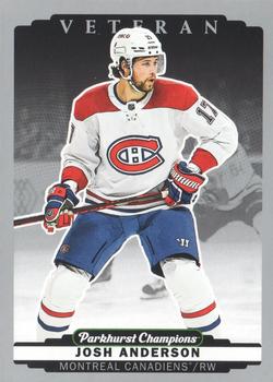 #141 Josh Anderson - Montreal Canadiens - 2022-23 Parkhurst Champions - Silver Hockey