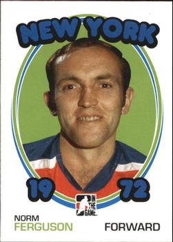 #141 Norm Ferguson - New York Raiders - 2009-10 In The Game 1972 The Year In Hockey