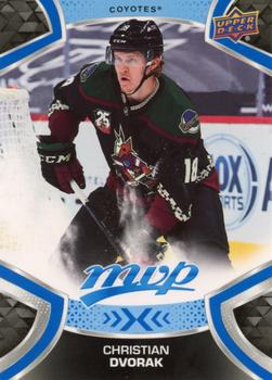 #141 Christian Dvorak - Arizona Coyotes - 2021-22 Upper Deck MVP - Blue Hockey
