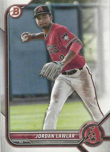 #BP-141 Jordan Lawlar - Arizona Diamondbacks - 2022 Bowman - Prospects Baseball