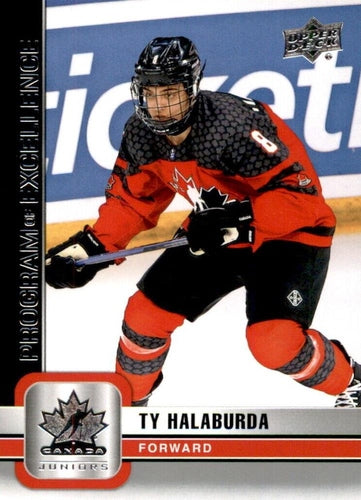 #142 Ty Halaburda - Canada - 2023 Upper Deck Team Canada Juniors Hockey