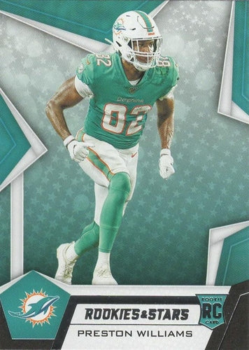 #142 Preston Williams - Miami Dolphins - 2019 Panini Rookies & Stars Football