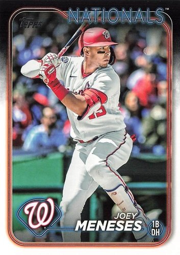 #142 Joey Meneses - Washington Nationals - 2024 Topps Baseball