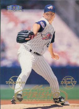 #142 Matt Perisho - Texas Rangers - 1998 Fleer Tradition Baseball
