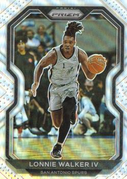 #142 Lonnie Walker IV - San Antonio Spurs - 2020-21 Panini Prizm - Silver Prizms Basketball