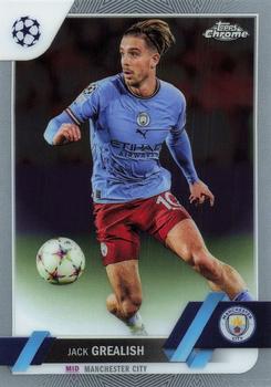 #142 Jack Grealish - Manchester City - 2022-23 Topps Chrome UEFA Club Competitions Soccer