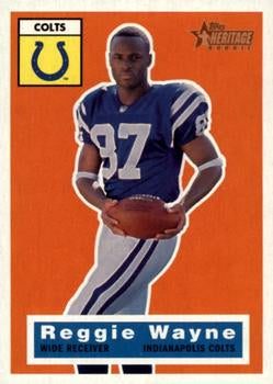 #142 Reggie Wayne - Indianapolis Colts - 2001 Topps Heritage Football