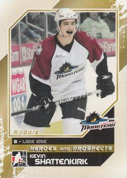 #142 Kevin Shattenkirk - Lake Erie Monsters - 2010-11 In The Game Heroes and Prospects Hockey