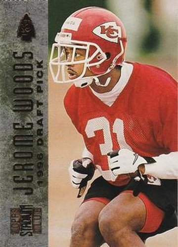 #142 Jerome Woods - Kansas City Chiefs - 1996 Stadium Club Football