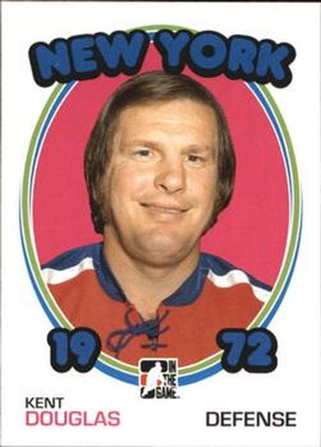 #142 Kent Douglas - New York Raiders - 2009-10 In The Game 1972 The Year In Hockey