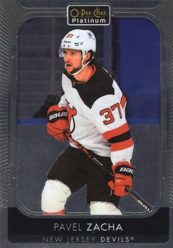 #142 Pavel Zacha - New Jersey Devils - 2021-22 O-Pee-Chee Platinum Hockey