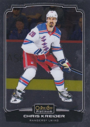 #142 Chris Kreider - New York Rangers - 2022-23 O-Pee-Chee Platinum Hockey