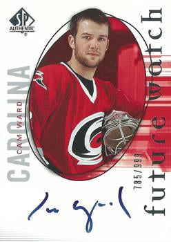 #142 Cam Ward - Carolina Hurricanes - 2005-06 SP Authentic Hockey