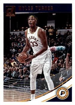 #142 Myles Turner - Indiana Pacers - 2018-19 Donruss Basketball