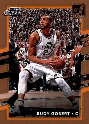 #142 Rudy Gobert - Utah Jazz - 2017-18 Donruss Basketball