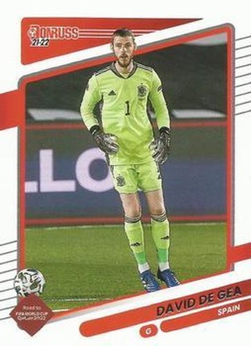 #142 David de Gea - Spain - 2021-22 Donruss Road to FIFA World Cup Qatar 2022 Soccer