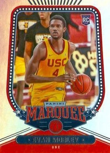 #142 Evan Mobley - USC Trojans - 2021 Panini Chronicles Draft Picks Basketball