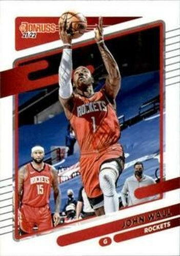 #142 John Wall - Houston Rockets - 2021-22 Donruss Basketball