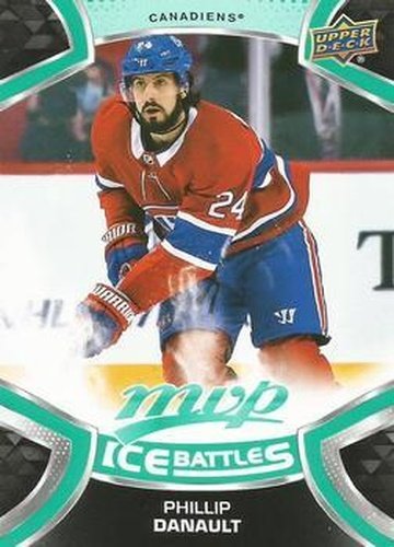 #142 Phillip Danault - Montreal Canadiens - 2021-22 Upper Deck MVP - Ice Battles Hockey