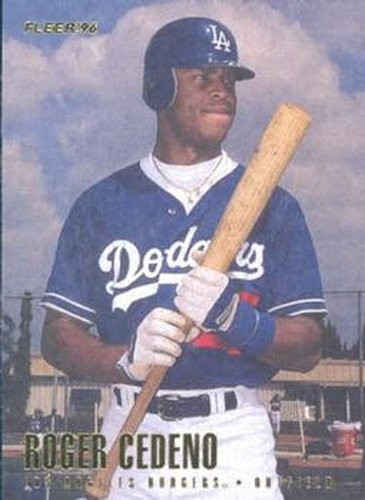 #U142 Roger Cedeno - Los Angeles Dodgers - 1996 Fleer Update Baseball