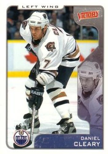 #142 Daniel Cleary - Edmonton Oilers - 2001-02 Upper Deck Victory Hockey