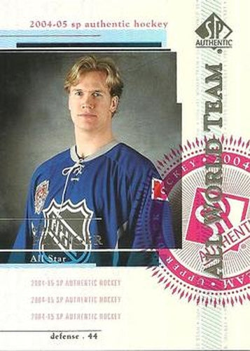 #142 Chris Pronger - St. Louis Blues - 2004-05 SP Authentic Hockey