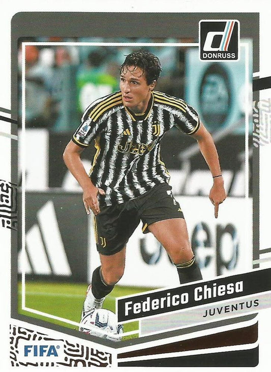 #142 Federico Chiesa - Juventus - 2023-24 Donruss Soccer