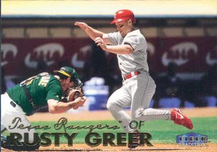 #142 Rusty Greer - Texas Rangers - 1999 Fleer Tradition Baseball