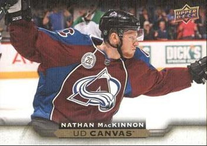 #C142 Nathan MacKinnon - Colorado Avalanche - 2015-16 Upper Deck - UD Canvas Hockey
