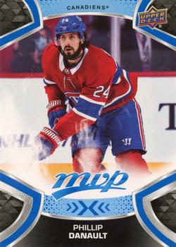 #142 Phillip Danault - Montreal Canadiens - 2021-22 Upper Deck MVP - Blue Hockey