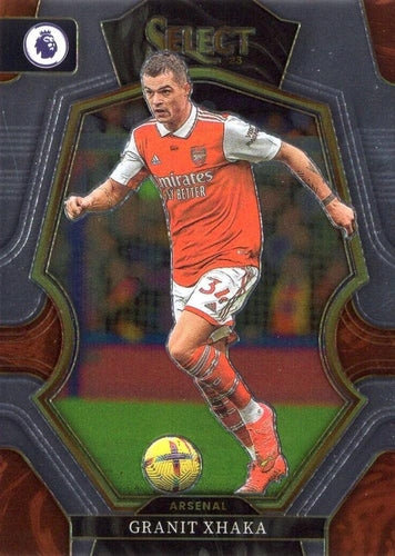 #142 Granit Xhaka - Arsenal FC - 2022-23 Panini Select Premier League Soccer