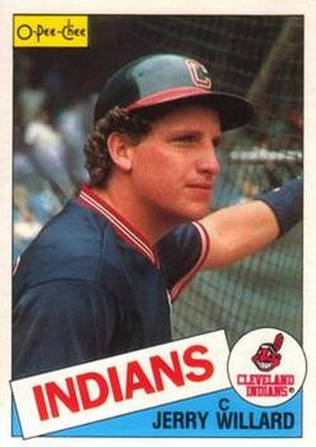 #142 Jerry Willard - Cleveland Indians - 1985 O-Pee-Chee Baseball