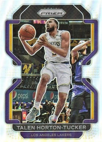 #142 Talen Horton-Tucker - Los Angeles Lakers - 2021-22 Panini Prizm - Silver Basketball