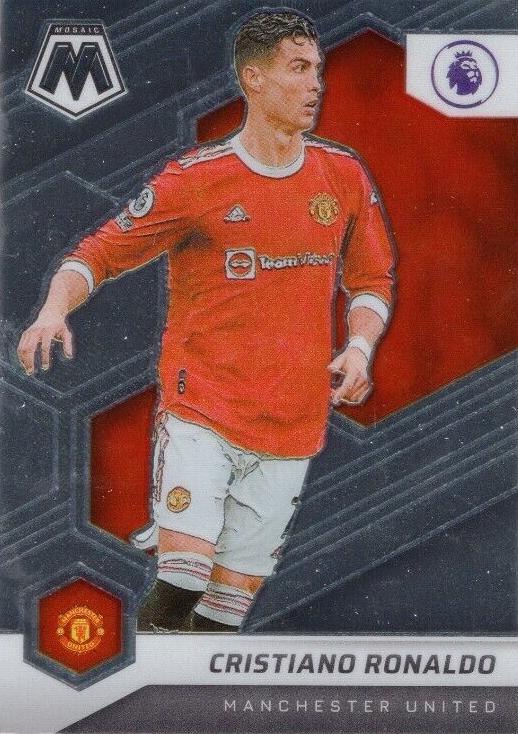 #142 Cristiano Ronaldo - Manchester United - 2021-22 Panini Mosaic Premier League Soccer