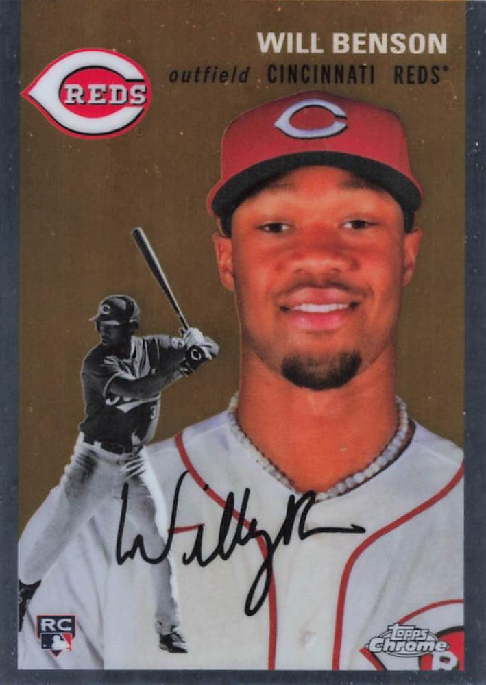 #143 Will Benson - Cincinnati Reds - 2023 Topps Chrome Platinum Anniversary Baseball