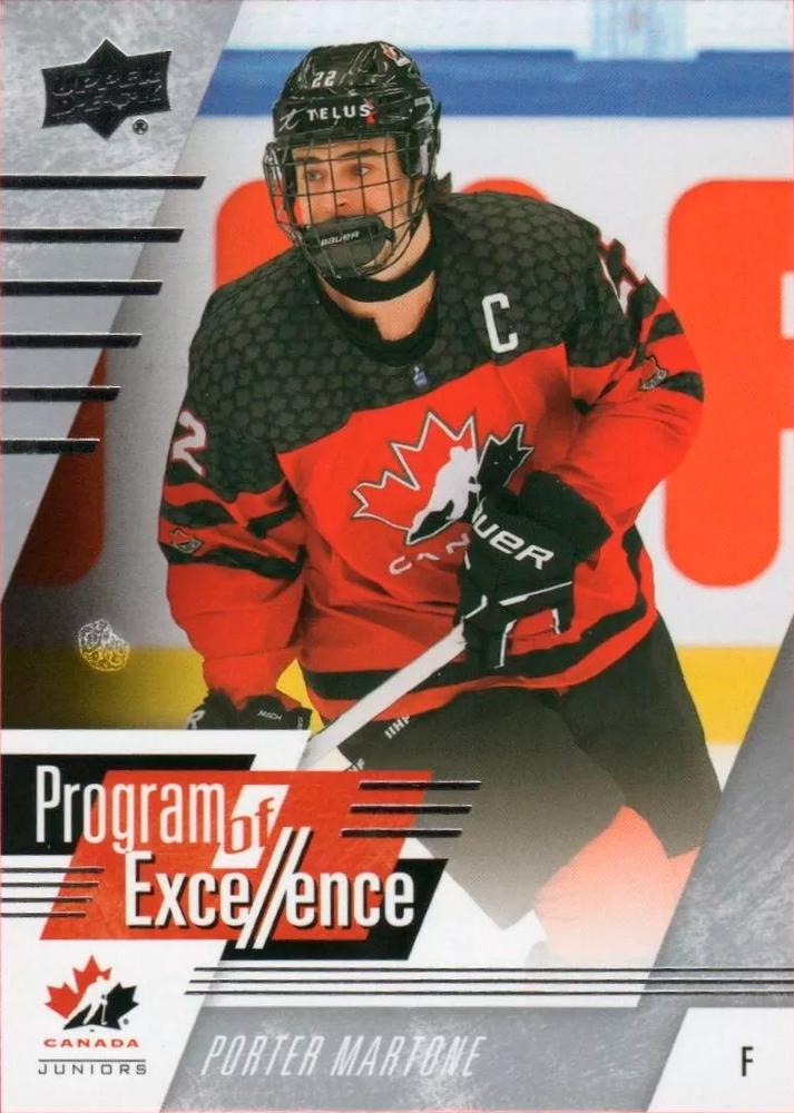 #143 Porter Martone - Canada - 2024 Upper Deck Team Canada Juniors Hockey