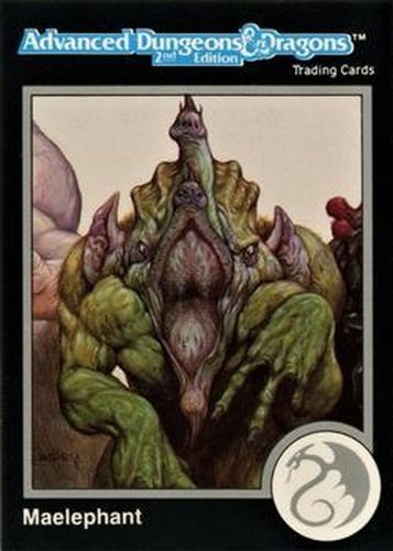 #143 Maelephant - 1991 TSR Advanced Dungeons & Dragons - Silver
