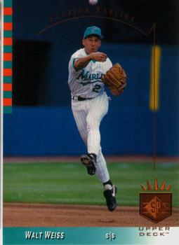 #143 Walt Weiss - Florida Marlins - 1993 SP Baseball