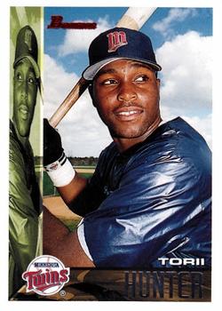 #143 Torii Hunter - Minnesota Twins - 1995 Bowman Baseball