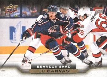 #C143 Brandon Saad - Columbus Blue Jackets - 2015-16 Upper Deck - UD Canvas Hockey