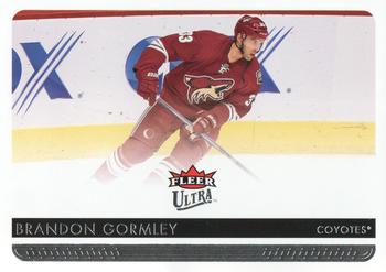 #143 Brandon Gormley  - Arizona Coyotes - 2014-15 Ultra Hockey