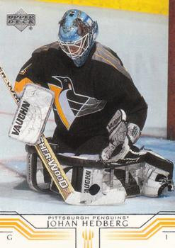 #143 Johan Hedberg - Pittsburgh Penguins - 2001-02 Upper Deck Hockey