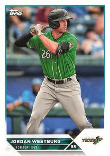 #PD-143 Jordan Westburg - Norfolk Tides - 2023 Topps Pro Debut Baseball