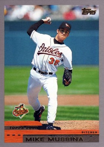 #143 Mike Mussina - Baltimore Orioles - 2000 Topps Baseball