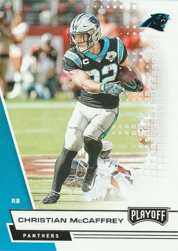 #143 Christian McCaffrey - Carolina Panthers - 2020 Panini Playoff Football