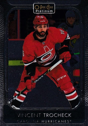 #143 Vincent Trocheck - Carolina Hurricanes - 2021-22 O-Pee-Chee Platinum Hockey