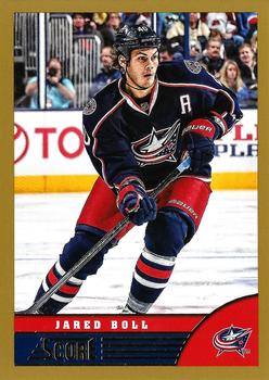 #143 Jared Boll - Columbus Blue Jackets - 2013-14 Score - Gold Hockey